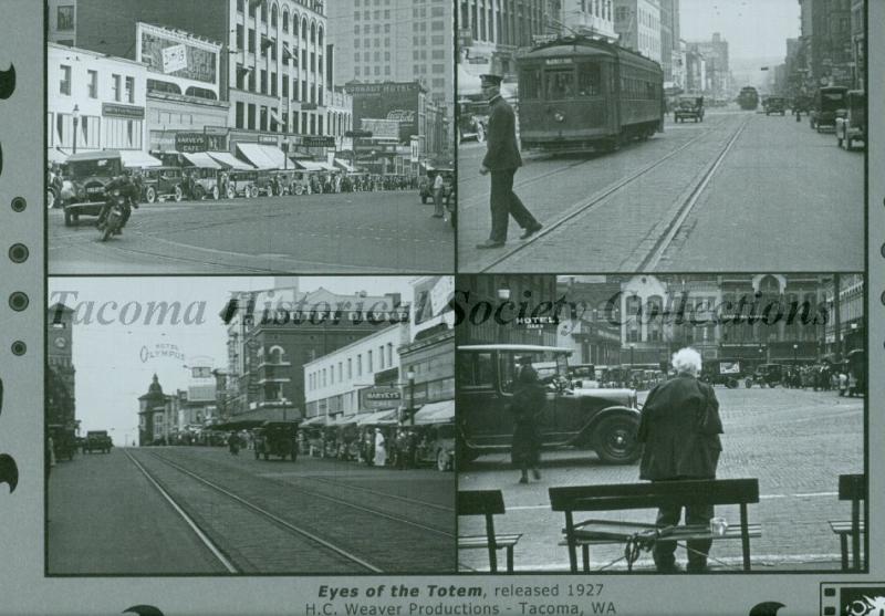 Downtown Tacoma at Pacific in 1927
