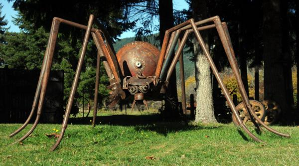 Recycled Spirits of Iron Sculpture Park/Ex-Nihilo to see when you visit Mt.Rainier